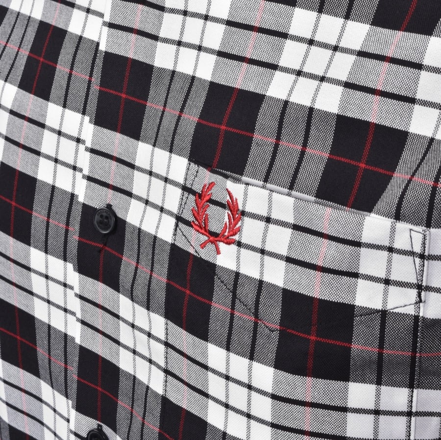 Alternative Image for ProductFred Perry Tartan Long Sleeved Shirt Blue3